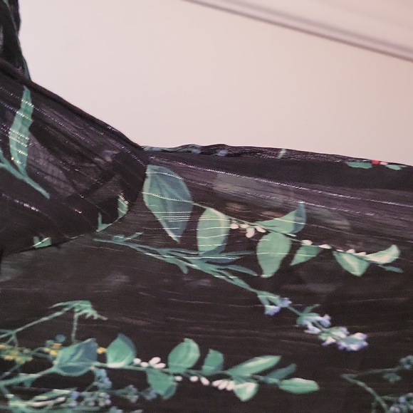 NWT Banana Republic Sheer Floral Print Dress, Size S - Picture 5 of 13